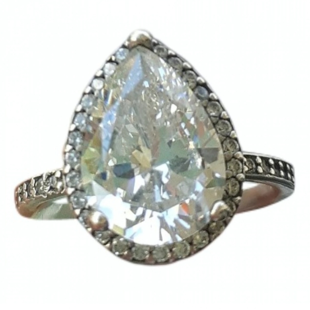 Pandora Sterling Silver Cubic Zirconium Ring